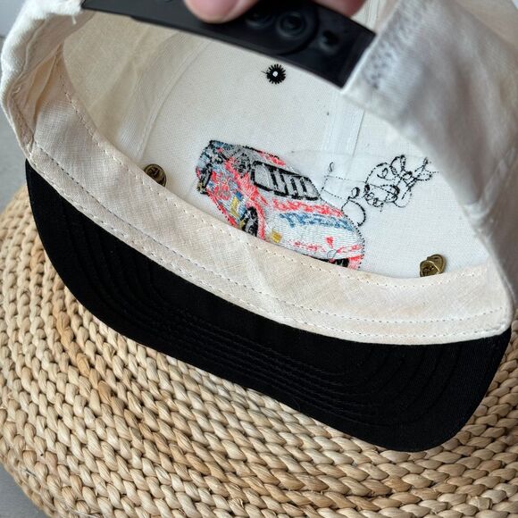 VINTAGE Kyle Petty Coors Light Hat Cap With Pins White SnapBack NASCAR Mens - Picture 8 of 9
